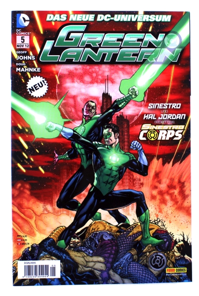 Green Lantern Comic (Das neue DC-Universum) Nr. 5: Sinestro und Hal Jordan gegen das Sinestro Corps von Panini